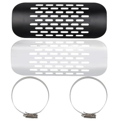 Protector térmico de motocicleta evita quemaduras con cubierta de hierro 4
