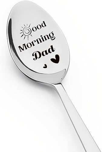 Cuchara de regalos de cumpleaños para papá, papá, regalos del día del padre, de hija, hijo a mejor papá de la historia, regalos de Navidad, regalos