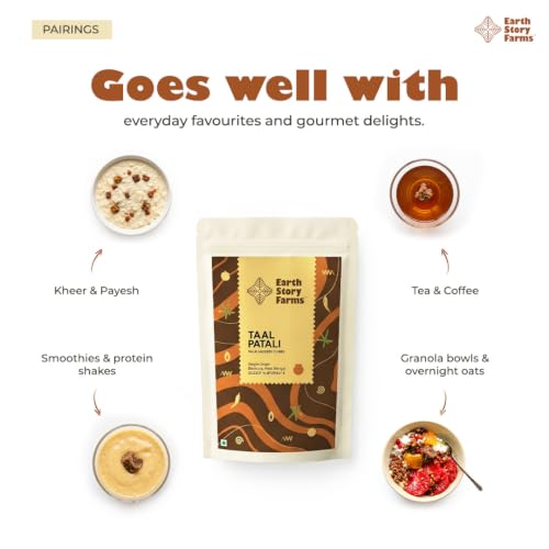 Image of Earth Story Farms Natural Palm jaggery Cubes | 100% Pure | Boosts Digestive System | Karupatti Mittai - 400gm