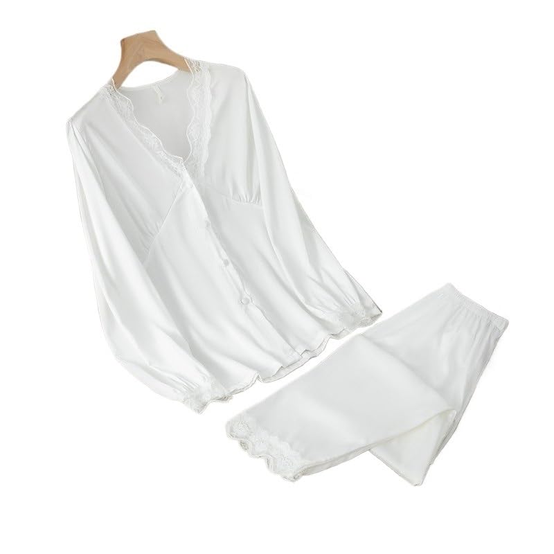 Pijamas de Seda para Mujer, Pijamas de satén for Mujer, Pijamas retales, Traje Dormir