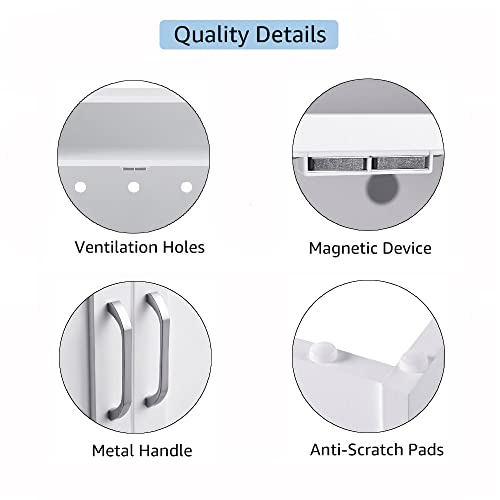 Beenbkks Cat Litter Box Furniture, Cat Washroom Hidden Litter Box Enclosure, Wooden Cat House Nightstand End Table, Indoor Cat Furniture Cabinet Pet Crate #TOP6