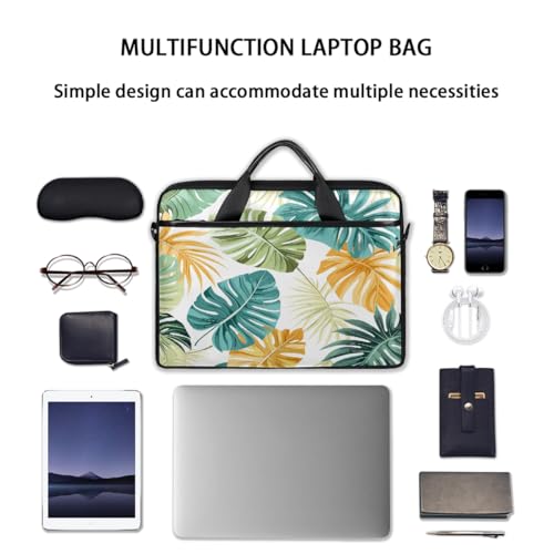 Maletín para laptop de 15 pulgadas con estampado tropical miniatura 7