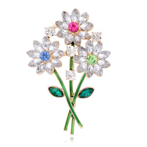 Broche de girasoles Kokoma regalo elegante de joyería floral de moda