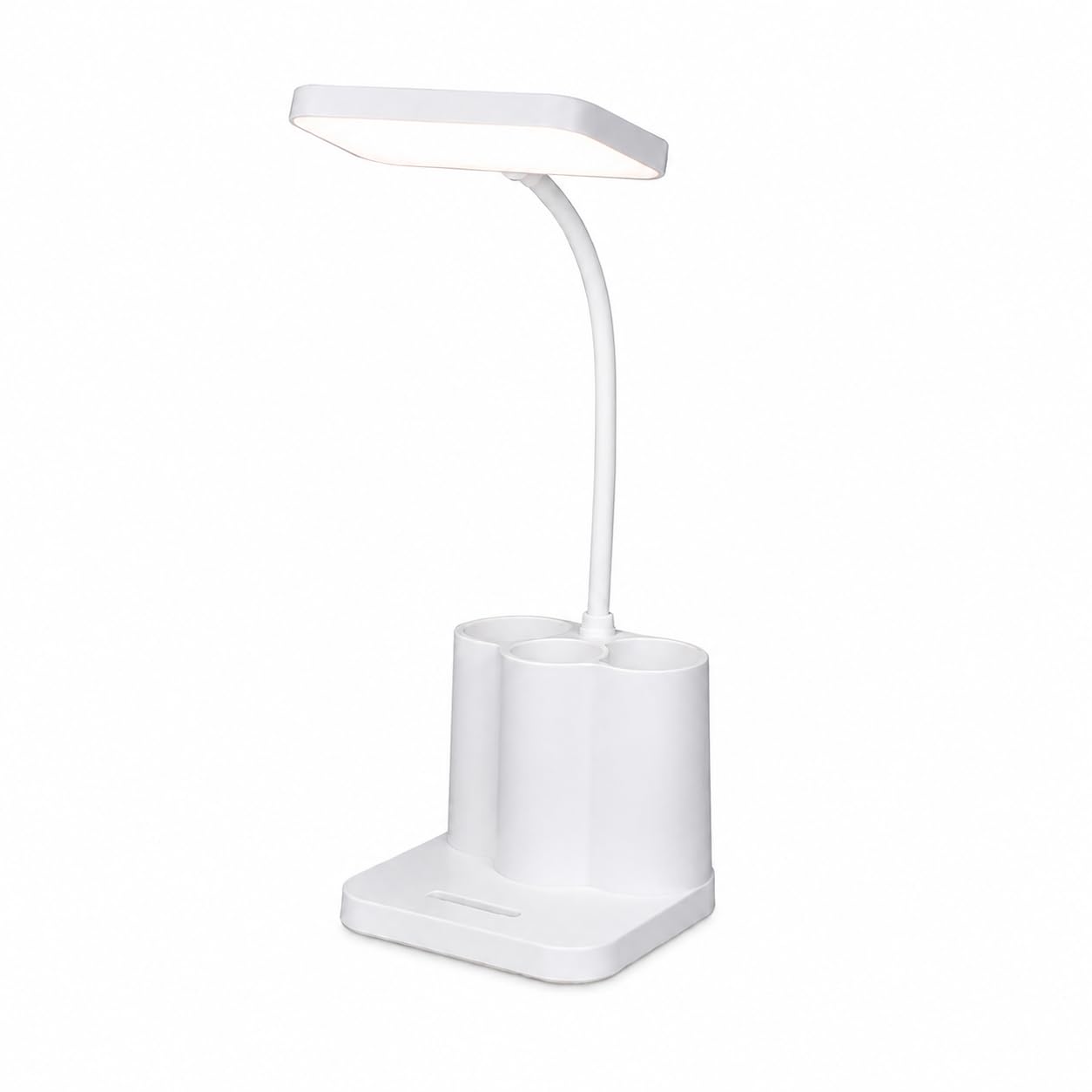 Sneh Studio Rechargeable LED Desk Lamp for Study Room | 3 Color Modes Touch Control Dimmable Reading Light for Students & Office | Flexible 360° Gooseneck Portable Bedside Table Lamp (White)-image-28