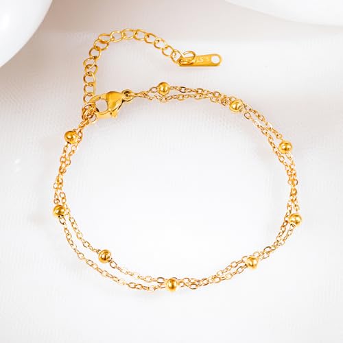 Image of Rubans Demi Fine Stainless Steel Bracelet Waterproof Gift for Women & Girls