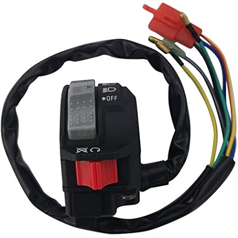 M MATI Left Handlebar Engine Headlight Control On Off Run Start Stop Switch for Yamaha Blaster YFS200 1988-2001 2XJ-83975-09-00 Cover