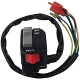 M MATI Left Handlebar Engine Headlight Control On Off Run Start Stop Switch for Yamaha Blaster YFS200 1988-2001 2XJ-83975-09-00