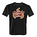 Produktbild Fashionalarm Herren T-Shirt - Grillmaster Flesh | Fun Shirt mit Flammen & Blitz Motiv Geburtstag Geschenk Idee Grill Party BBQ Fleisch Grillen, Farbe:schwarz;Größe:S