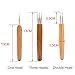 Dreadlock Crochet Needle Crochet Needle for Dreadlocks Loc Crochet Needle Loc Tools for Dreads Interlocking Tool for Locs (0.75mm)