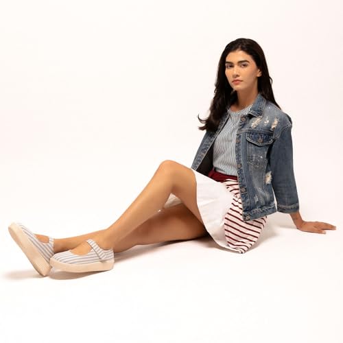 Image of Theater Women Maru Mary Jane Platform Shoes with Adjustable Strap | Soft Suede Finish | Cushioned Support for Casual & Smart Styling