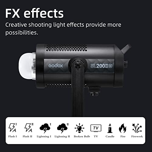 Ficha técnica GODOX SL200IIBi Luz de Video Bicolor 2800K-6500K 39200Lux@1m CRI96 TLCI97 Modo Silencioso 9 Efectos de iluminación preestablecidos Luz Continua para Transmisión en Vivo Fotografía de Retrato - Fernando Cortés Ficha técnica GODOX SL200IIBi Luz de Video Bicolor 2800K-6500K 39200Lux@1m CRI96 TLCI97 Modo Silencioso 9 Efectos de iluminación preestablecidos Luz Continua para Transmisión en Vivo Fotografía de Retrato - Fernando Cortés