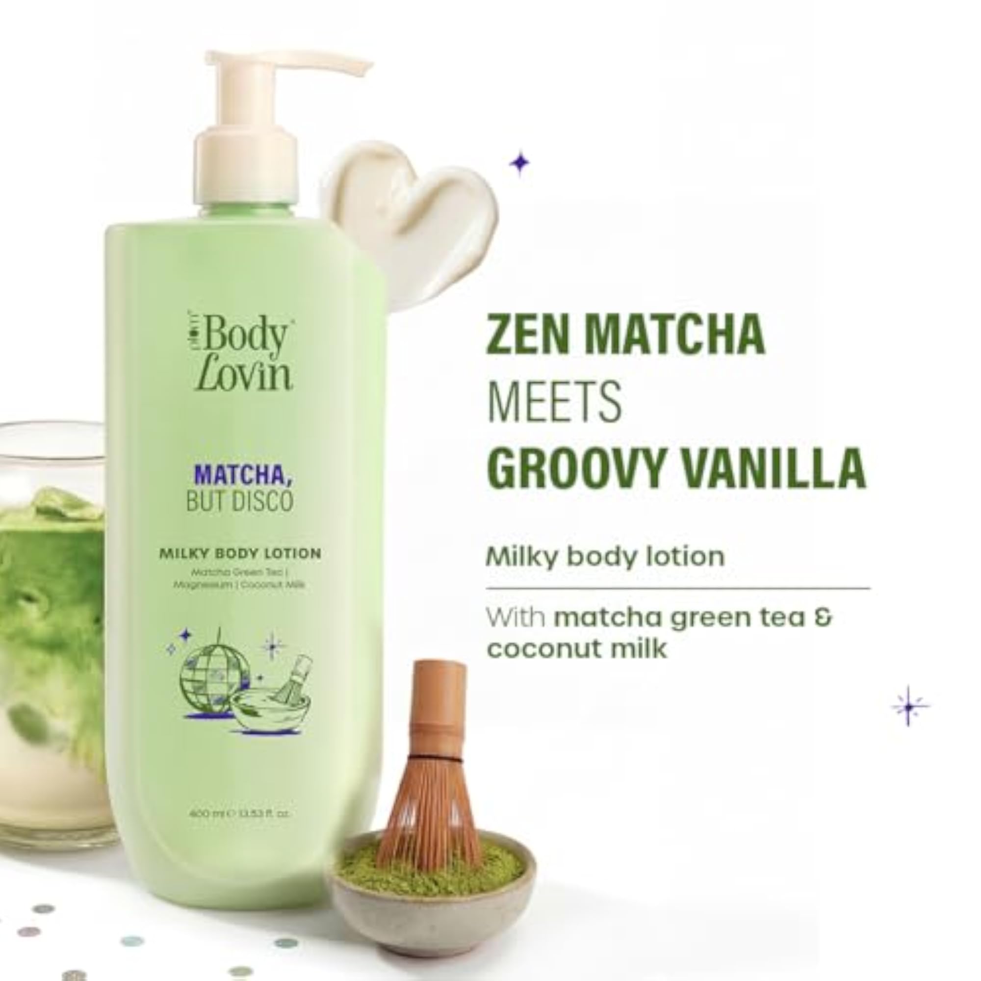 Matcha Milky Body Lotion for Calming Hydration