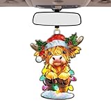 Bijoux de vache de Noël polyvalents : ces pendentifs en forme de vache de Noël sont équipés d'un crochet tissé robuste qui offre un montage particulièrement rapide et facile ainsi que de nombreuses possibilités d'installation. Cela les rend faciles à placer et à accrocher sur les portes, les murs ou les étagères. En même temps, ils servent de cadeau idéal pour un échange populaire pendant la période festive de Noël et contribuent ainsi à créer une ambiance de Noël joyeuse dans vos quatre conditions