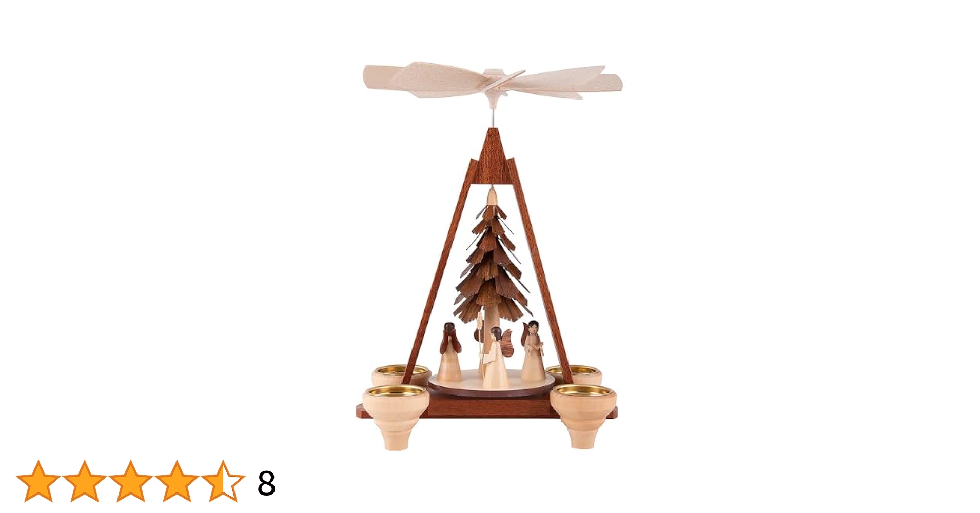 【新品】クリスマスピラミッド　天使 　フィギュア４体　オリジナル MU10312 新品】クリスマスピラミッド 天使 フィギュア4体 オリジナル