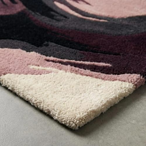 Image of Hand Tufted Premium Wool Abstract Artistic Brushstroke Design Carpet for Living Room, Bedroom, Office & Home Decor Size 12x18 Feet