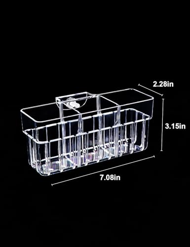 Image of 1 Pack Clear Aquarium Plant Holder Top Hanging Fish Tank Plant Holders Fits up to 0.8in Tank Edges, Aquarium Decor