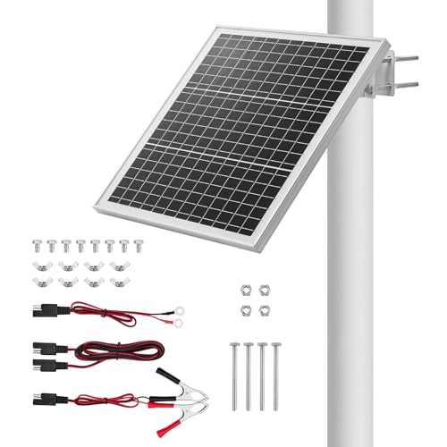 VEVOR Chargeur Batterie Solaire 20 W 12 V Mainteneur de