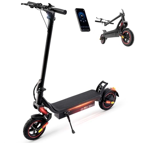 HopCycle Electric Scooter for Adults, 1000W Peak Motor, 25 MPH, 28 Miles Long Range, 9.3