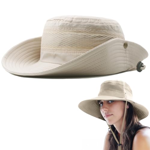 Bangbobi Cappello da Sole da Donna Pieghevole - Protezione UV 50+ per Trekking, Safari, Estate, Pesca e Attività Tropicali