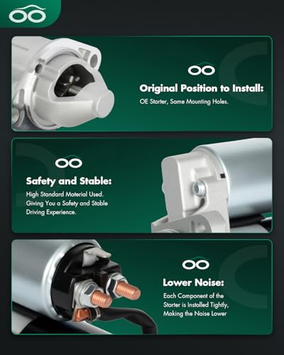 Image of SCITOO Starters Compatible for HYSTER S-25XL S-25XM S-35XL S-40XL S-40XM S-45XM S-50XM S-55XM S-60XM S-65XM Yale Various Models F2 /FE /VA Engine 98-On SMT0214