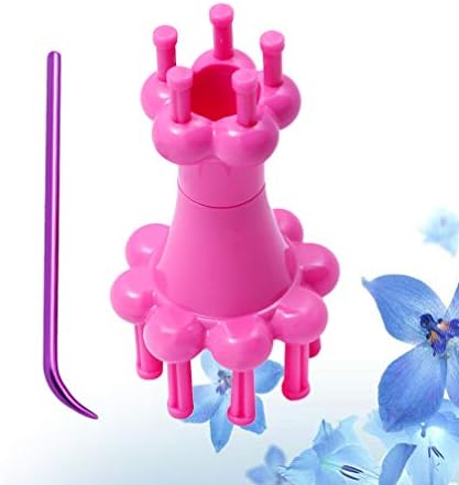 SUPVOX 2pcs Knitting Spool Double End with Needle Hook Scarves Making Craft Tool