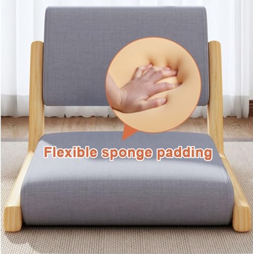 Tatami - Silla portátil sin patas para meditación y lectura, muebles decorativos para sala de estar y ventanal