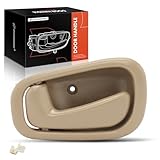 A-Premium Front or Rear Driver Side Interior Door Handle Compatible with Toyota Corolla 1998-2002 & Chevrolet Prizm 1998-2002, Beige, Replace# 6920602050E0