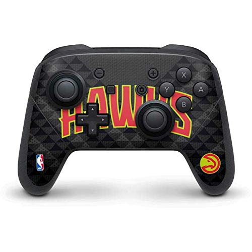 Skinit Decal Gaming Skin Compatible with Nintendo Switch Pro Controller - Officially Licensed NBA Atlanta Hawks Team Jersey Design