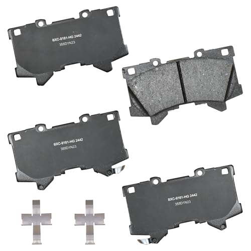 Image of Bendix Premium SBC2442 Ceramic Front Brake Pads for Lexus LX600 2024-2022, Toyota Sequoia 2024-2023, Tundra 2024-2022