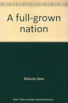 Hardcover A full-grown nation Book