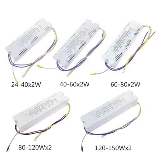 Pilote LED intelligent 40-60Wx2 avec télécommande RF 2.4G AC85-265V