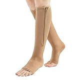 Estos calcetines de compresión con cremallera son fáciles de usar. Además calman y revitalizan: le devuelven la vitalidad a tus piernas. Estar de pie todo el día puede generar dolor en tus piernas y pies, pero estas medias calman el dolor mediante el aumento de la circulación, lo que te dará un alivio instantáneo en los dolores o hinchazones más insoportables.