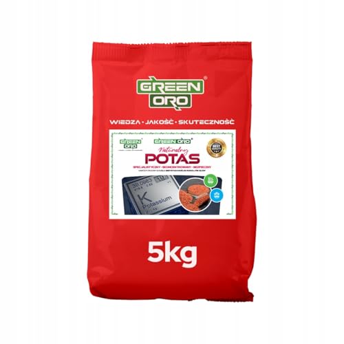 GREEN ORO POTASSIUM 60% 5KG – Fertilizante de potasio de alto rendimiento para césped, verduras y árboles frutales