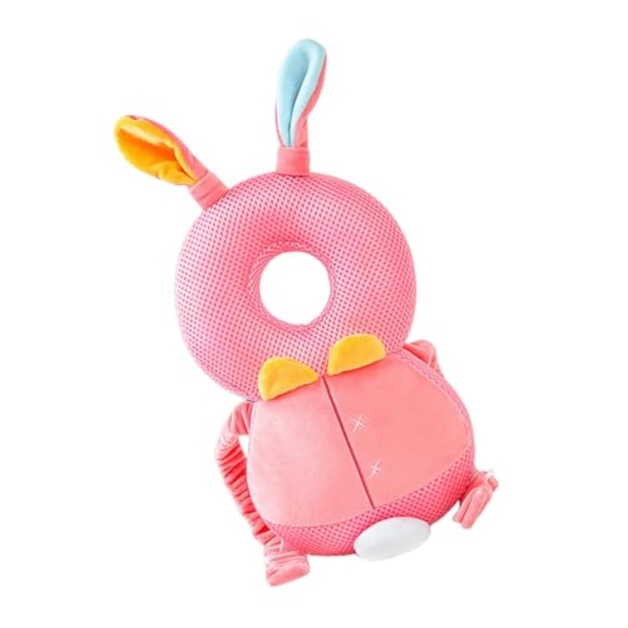 Baby Back Pillow Protection Backpack for Running Crawling Learning Bunny
