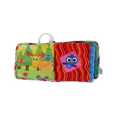 LAMAZE Classic Discovery Soft Book, Baby Books from Birth with Clip on Pram, Textured Baby Sensory Toy with Bright… - Image 6