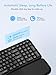 E-YOOSO Ergonomic Wireless Keyboard, Computer Keyboard with Detachable Wrist Rest, Split Design, Multimedia Hotkeys, 2.4GHz Ergo Cordless Keyboard for Laptop, PC, Mac, Windows