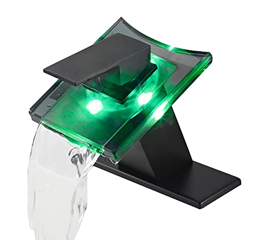 Robinet de lavabo LED anti-brûlure avec indicateur de température