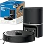 Tapo Aspirateur Robot Laveur 4 en 1 RV30Max Plus Vidage Automatique, Silencieux et Fin, Ultra puissante de 5300Pa, Navigation LiDAR, Auto-Charge Autonomie 150min, Tapis et Poils d'animaux