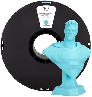 kexcelled Update PLA 3D Printing Filament, Dimensional Accuracy +/- 0.03 mm, 1.75 mm, 1 kg Spool (2.2lbs), Fit Most FDM Printer, Tidy Winding Tangle-Free,White