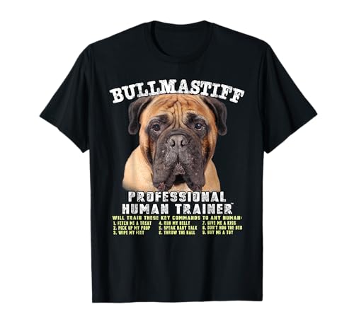 Bullmastiff Professional Human Trainer T-Shirt