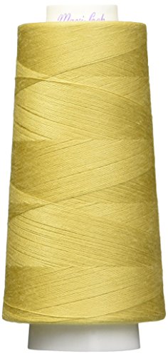 Hilo Maxi-Lock de American & Efird, cono de 3000 yardas, color dorado paja miniatura 1