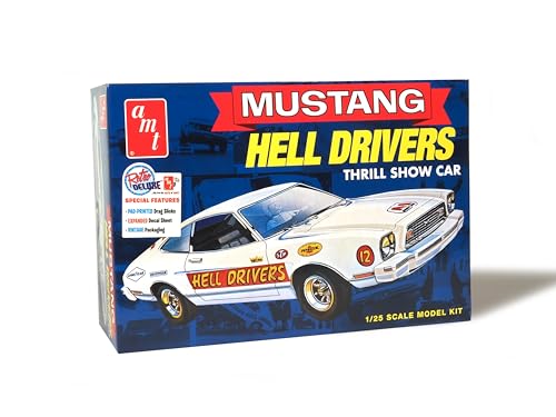 AMT 1475 1977 Ford Mustang Hells Drivers Model Kit