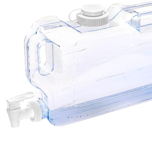 Contenedor de Agua Tanque con Grifo Cubo Multifuncional Jarra Portátil de Agua para Picnic Cocina Senderismo, 4L miniatura 2
