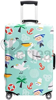 Periea Cover for Suitcase Luggage Protector Premium Elasticated - Various Designs - Small, Medium or Large
