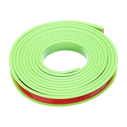Image of uxcell U-Shape Edge Banding, 9.8ft x 18mm TPE Self-Adhesive Veneer Edging, Plywood Edge Trim Flexible Furniture Edge Protector for Countertop Cabinet Shelf Repair Restoration (Green)