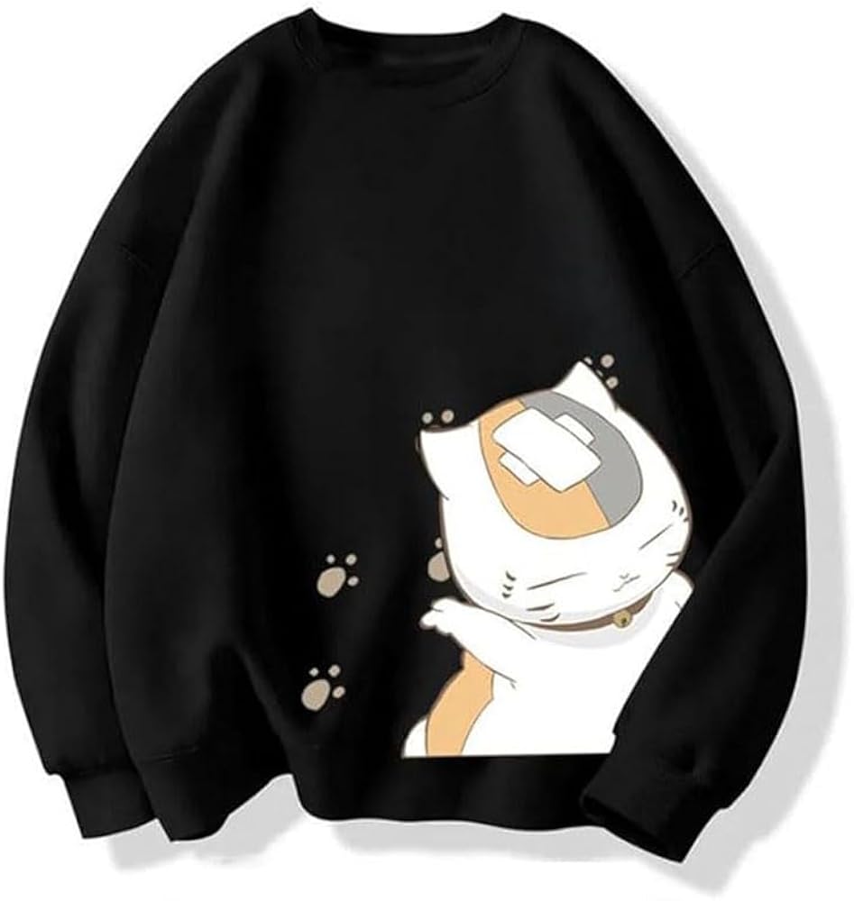 Amazon.co.jp: Midoz Nyanko Sensei Hoodie, Sweatshirt, Natsume's