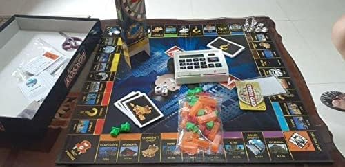 Image of Electronic Monopoly Banking Board Game with 6 ATM Cards and ATM Machine, Electric Monopoly Banking Board Game. (Black Color).