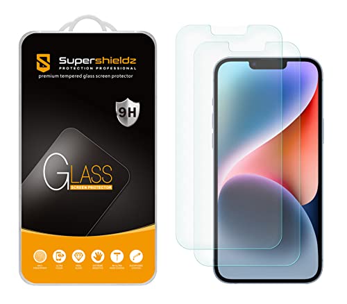 Supershieldz (2 Pack) Anti Glare (Matte) Screen Protector Designed for iPhone 14 Plus/iPhone 13 Pro Max (6.7 inch) [Tempered Glass] 0.33mm Anti Fingerprint Anti Scratch Bubble Free