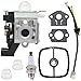 FitBest Carburetor RB-K93 with Repower Maintenance Kit Gaskets Spark Plug Air Filter for ECHO GT225 PAS225 SRM225 SRM-225i A021001690 A021001691 Trimmer