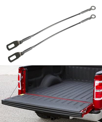 Zlirfy Tailgate Cable,One Pair Rear Tailgate Cables,Tailgate Support Cable Tailgate Tail Gate Cables,Car Accessories Rear Cables Lift Gate Support Straps for Left and Right Side,Replace #65770-04030